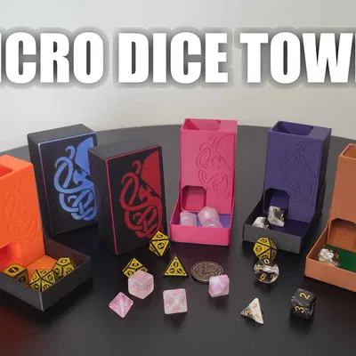 Tháp Xúc Xắc Tí Hon (Trống, DnD, CoC)