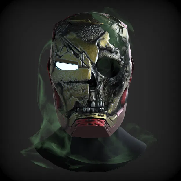 PPC | Nón Giáp Ironman Zombie MK 46 | In 3D | File STL - Image 1