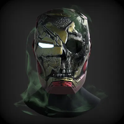 PPC | Nón Giáp Ironman Zombie MK 46 | In 3D | File STL