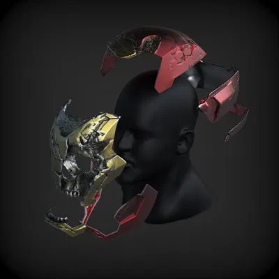 PPC | Nón Giáp Ironman Zombie MK 46 | In 3D | File STL