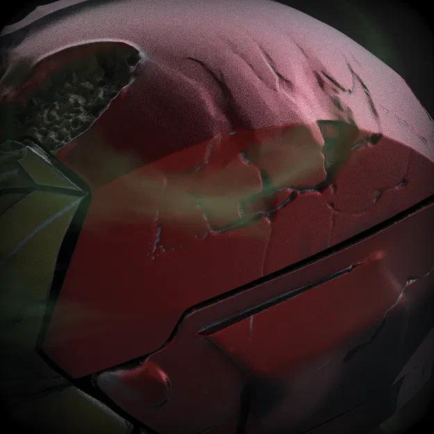 PPC | Nón Giáp Ironman Zombie MK 46 | In 3D | File STL - Image 8