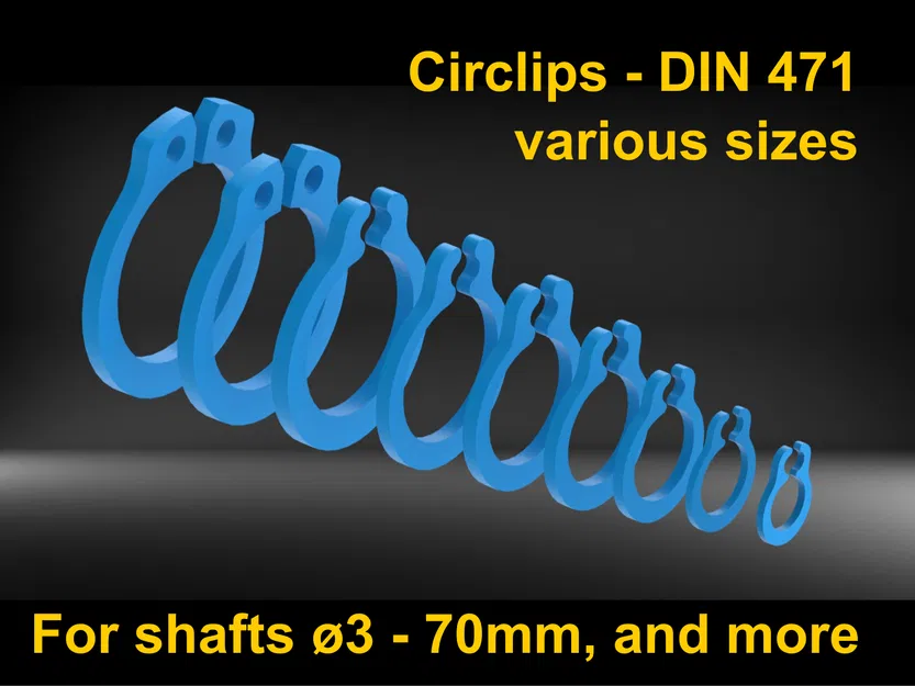 Circlip DIN 471 - đủ loại kích cỡ - Image 1
