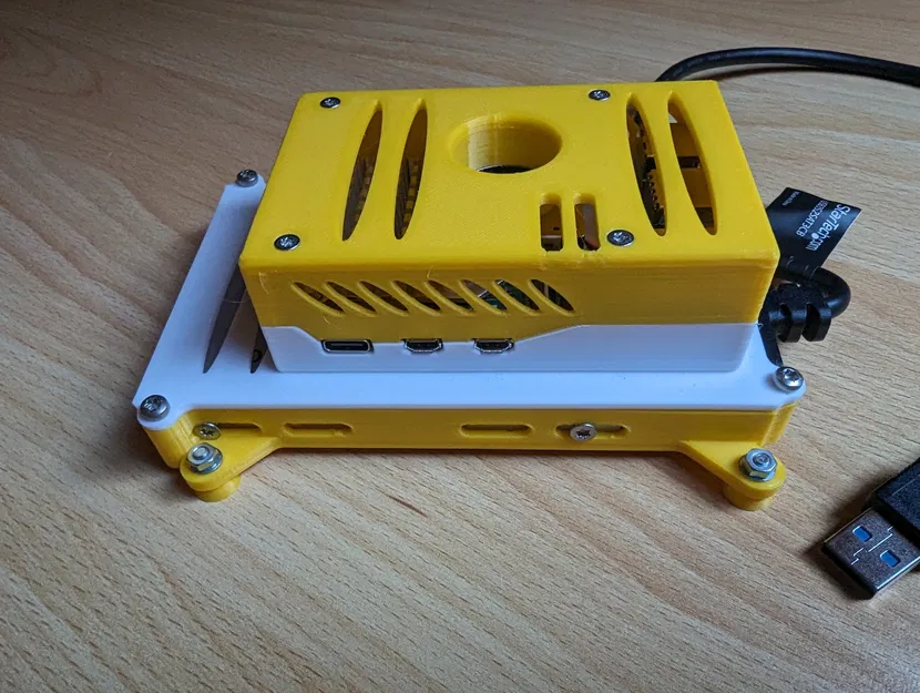 Raspberry Pi 5 Active Cooler kèm Đế Gắn SSD/HDD 2.5" Linh Hoạt - Image 1