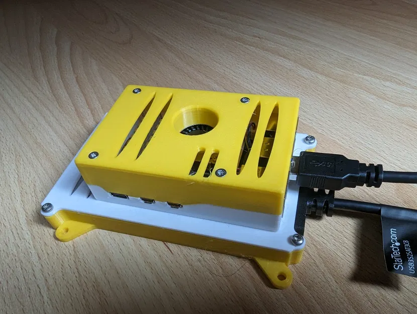 Raspberry Pi 5 Active Cooler kèm Đế Gắn SSD/HDD 2.5" Linh Hoạt - Image 2