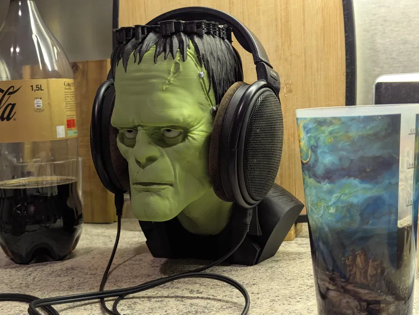 Tượng bán thân Frankenstein / Giá đỡ tai nghe - Image 3