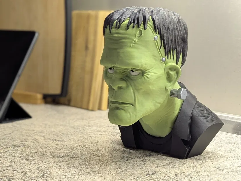 Tượng bán thân Frankenstein / Giá đỡ tai nghe - Image 4