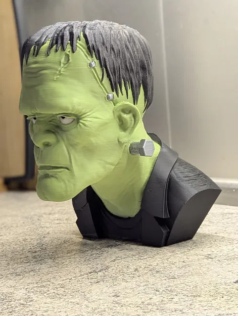 Tượng bán thân Frankenstein / Giá đỡ tai nghe - Image 5