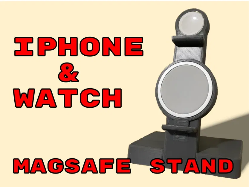 Đế Sạc Magsafe cho iPhone và Apple Watch (Chế độ Ngang) - Image 2