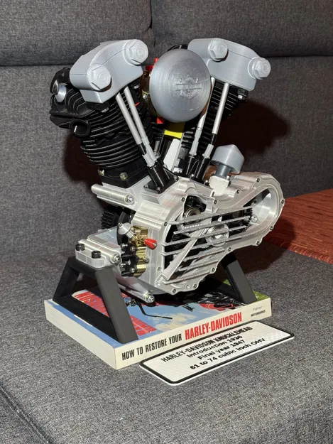 Mô hình động cơ Harley Davidson Knucklehead cổ điển - Image 2