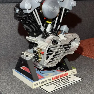Mô hình động cơ Harley Davidson Knucklehead cổ điển