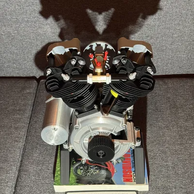 Mô hình động cơ Harley Davidson Knucklehead cổ điển