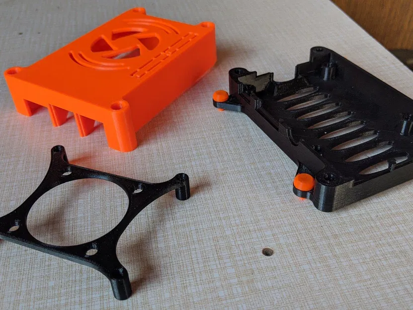 Vỏ Raspberry Pi 3 (B/B+), VESA mount, quạt trong - Image 4