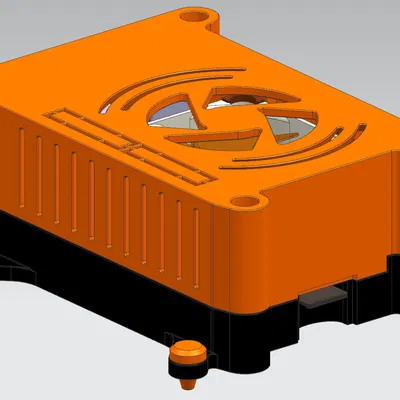 Vỏ Raspberry Pi 4, Gắn VESA, Quạt Tích Hợp