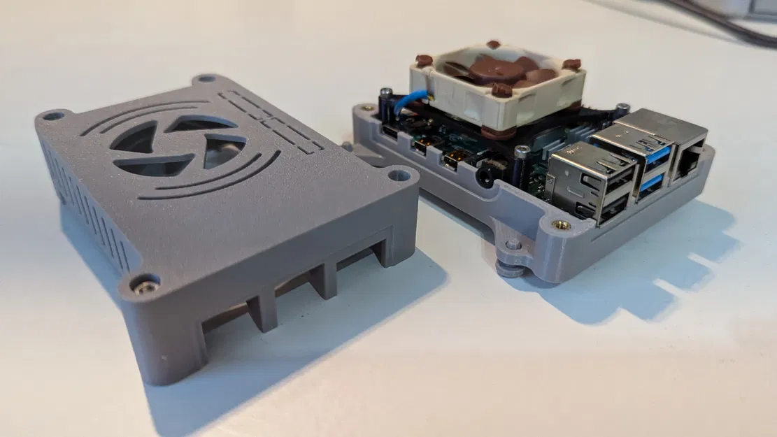 Vỏ Raspberry Pi 4, Gắn VESA, Quạt Tích Hợp - Image 6