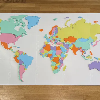 Bộ Ghép Hình Bản Đồ Thế Giới Remix