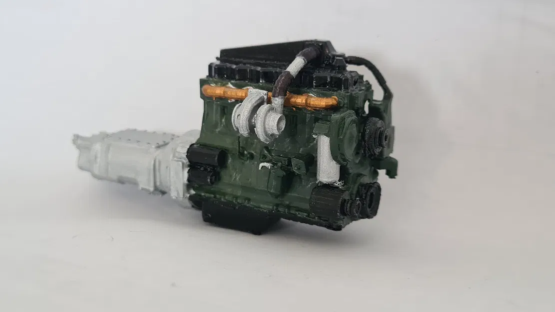 Mô hình động cơ xe tải tỉ lệ 1/24 - Image 1