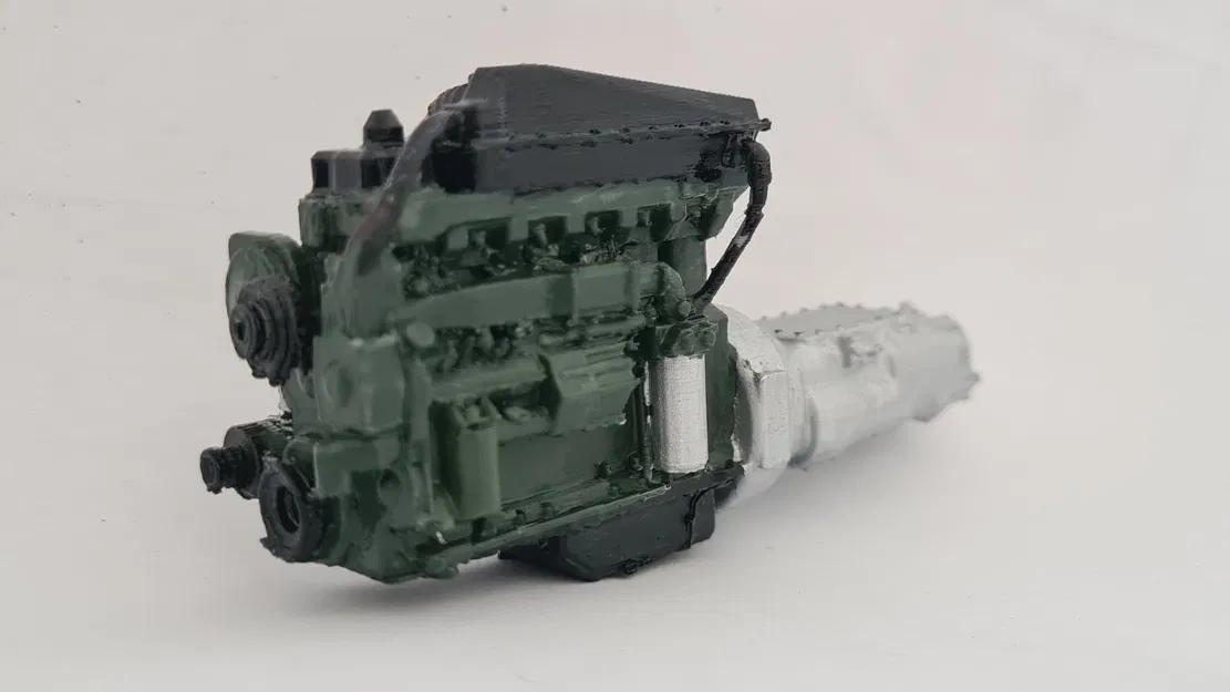 Mô hình động cơ xe tải tỉ lệ 1/24 - Image 3