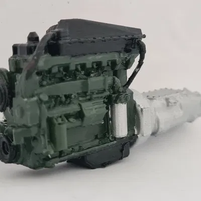 Mô hình động cơ xe tải tỉ lệ 1/24