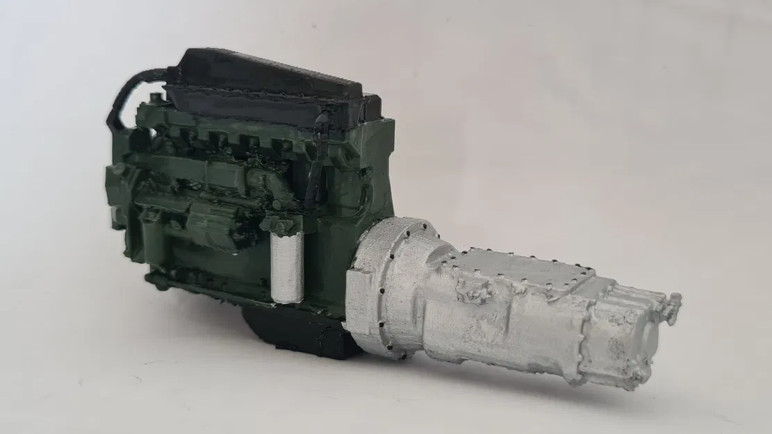 Mô hình động cơ xe tải tỉ lệ 1/24 - Image 4