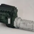 Mô hình động cơ xe tải tỉ lệ 1/24 - Thumbnail 4