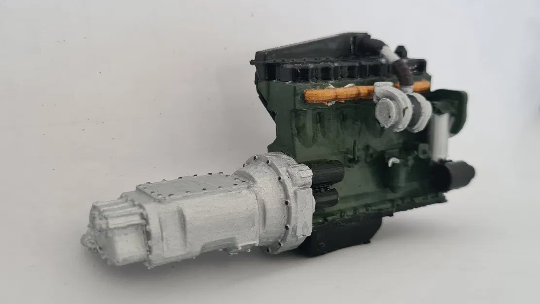 Mô hình động cơ xe tải tỉ lệ 1/24 - Image 5