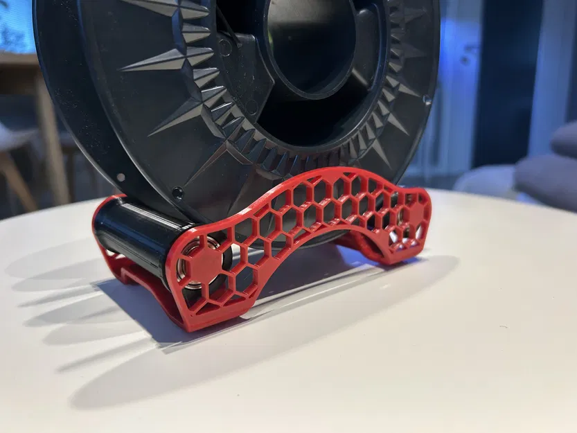 Giá đỡ cuộn dây filament, đế giữ cuộn, con lăn dây filament - Image 1