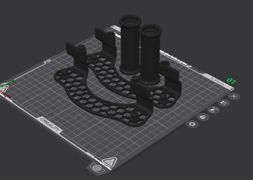 Giá đỡ cuộn dây filament, đế giữ cuộn, con lăn dây filament - Image 2