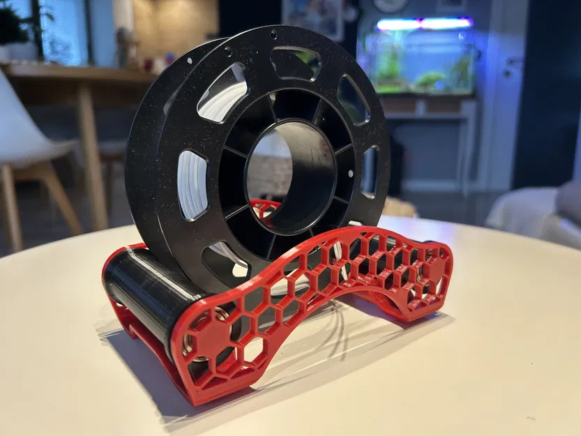 Giá đỡ cuộn dây filament, đế giữ cuộn, con lăn dây filament - Image 5