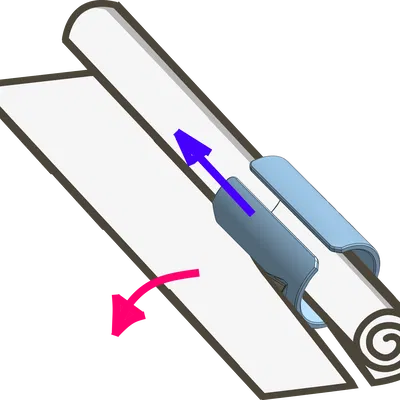 Dao Cắt Giấy Cuộn - Dành Cho Lưỡi Dao 70mm