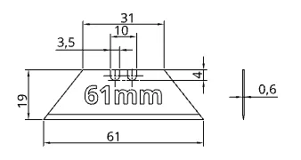 Dao Cắt Giấy Cuộn - Dành Cho Lưỡi Dao 70mm - Image 5