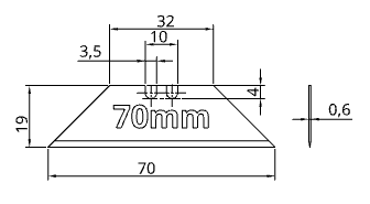 Dao Cắt Giấy Cuộn - Dành Cho Lưỡi Dao 70mm - Image 6