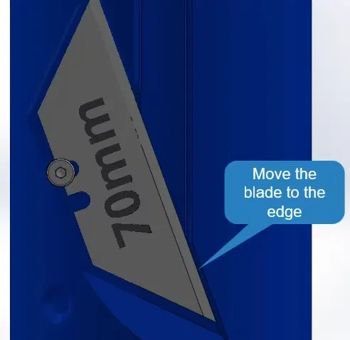 Dao Cắt Giấy Cuộn - Dành Cho Lưỡi Dao 70mm - Image 7