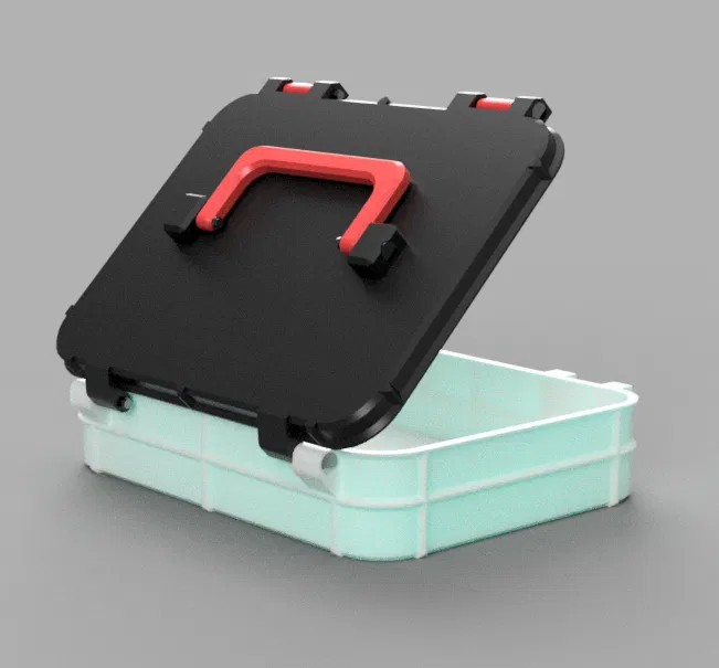 Hộp có tay cầm 20x15x5 cm (không cần support) - Image 3