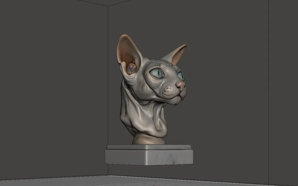 Tượng Đầu Mèo Sphynx - Image 1