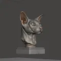Tượng Đầu Mèo Sphynx - Thumbnail 1