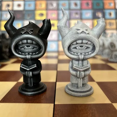 Bộ Cờ Vua Art Toy (Không Cần Supports)