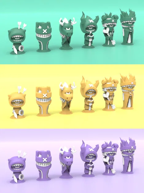 Bộ Cờ Vua Art Toy (Không Cần Supports) - Image 6