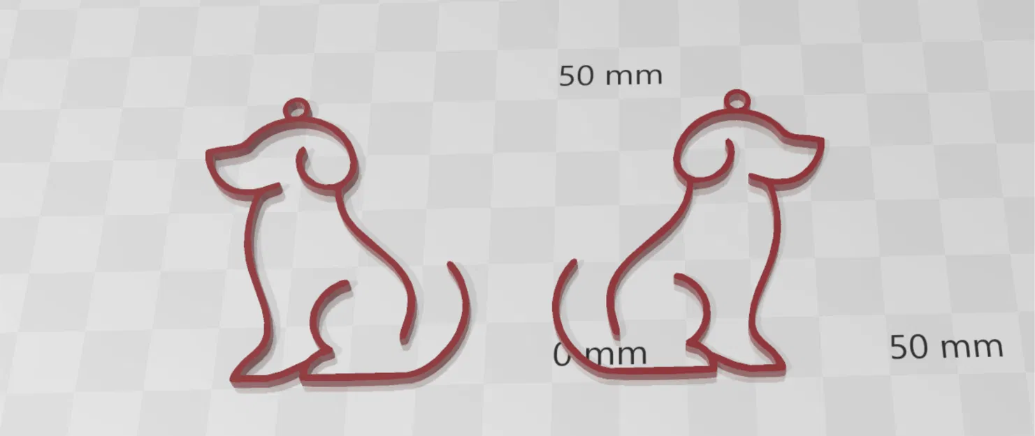 Hoa tai chó dễ thương thanh lịch - Image 1