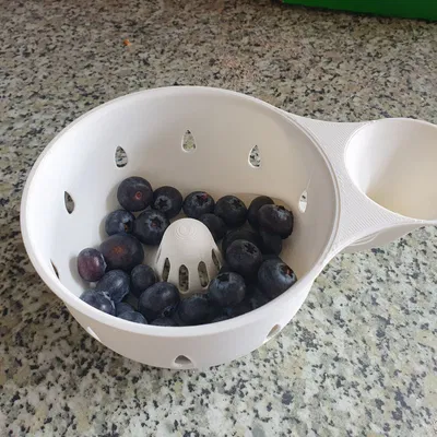 Bồn Rửa Berry - 1 Mảnh - In Không Cần Support - Tối Ưu In 3D - Nhỏ Gọn