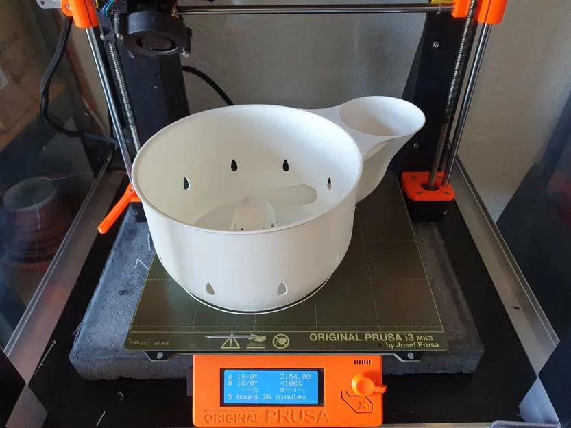 Bồn Rửa Berry - 1 Mảnh - In Không Cần Support - Tối Ưu In 3D - Nhỏ Gọn - Image 3