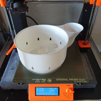 Bồn Rửa Berry - 1 Mảnh - In Không Cần Support - Tối Ưu In 3D - Nhỏ Gọn