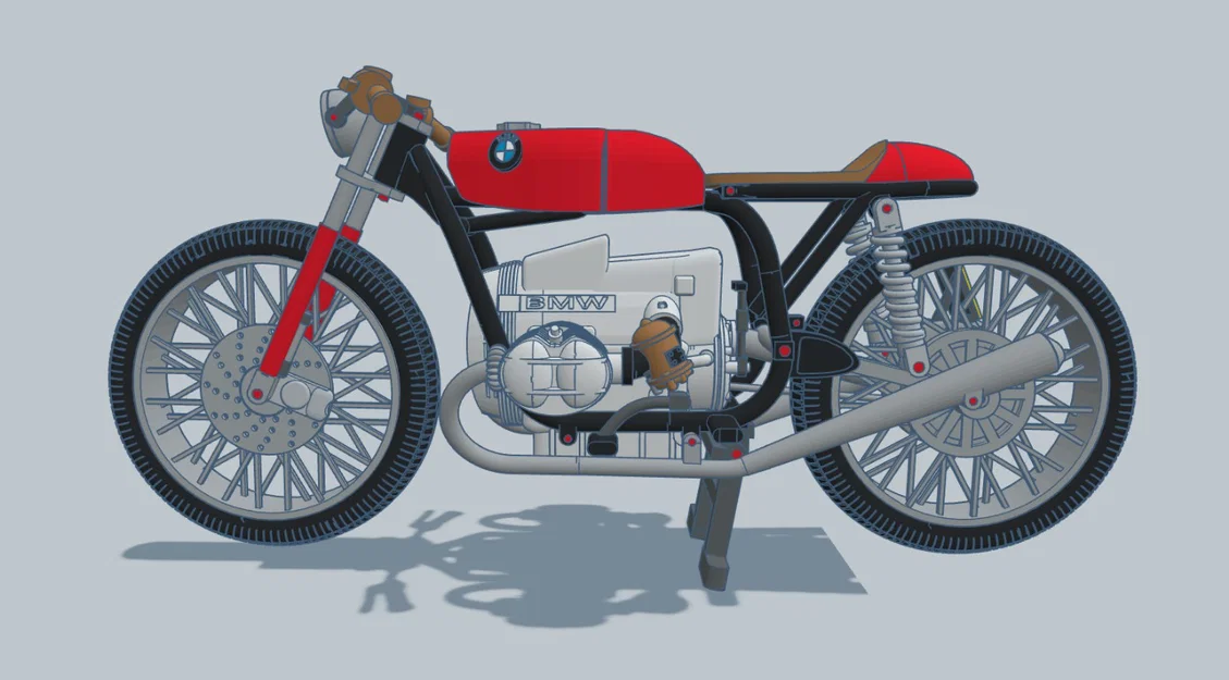 Mô Hình Xe Máy BMW R80 ME 121 Năm 1980 Tỷ Lệ 1:6 - Image 7