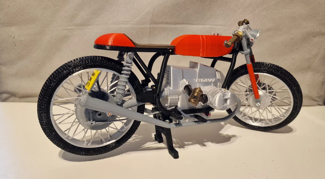 Mô Hình Xe Máy BMW R80 ME 121 Năm 1980 Tỷ Lệ 1:6 - Image 9
