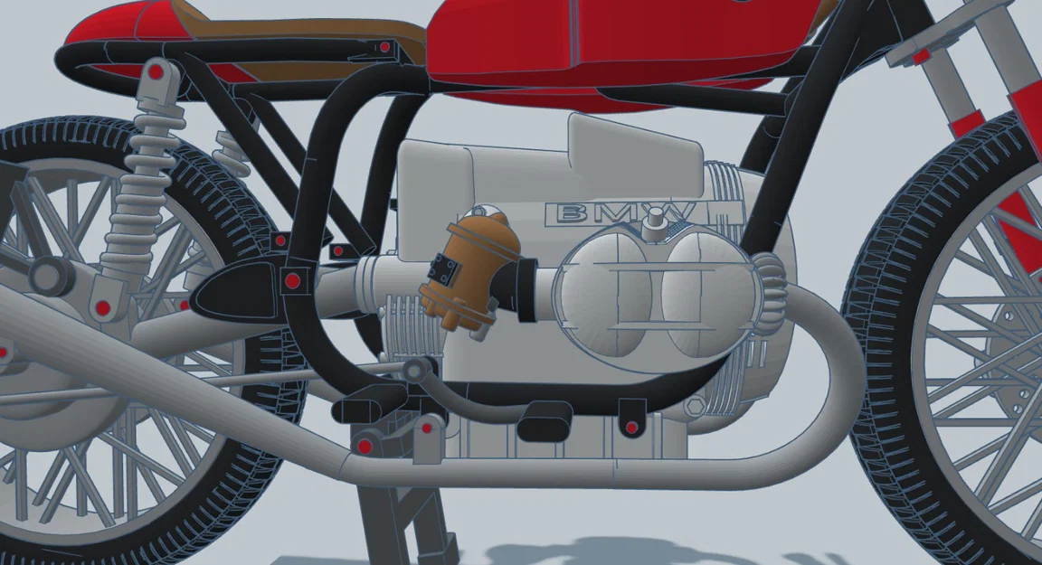 Mô Hình Xe Máy BMW R80 ME 121 Năm 1980 Tỷ Lệ 1:6 - Image 10