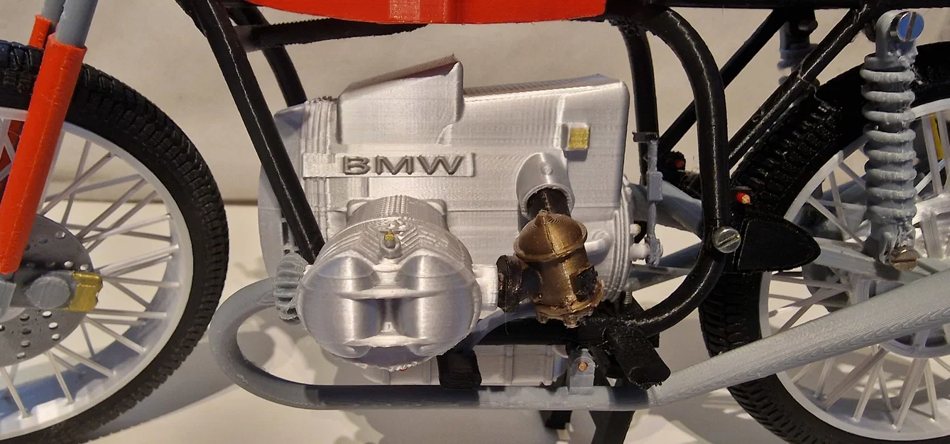 Mô Hình Xe Máy BMW R80 ME 121 Năm 1980 Tỷ Lệ 1:6 - Image 11