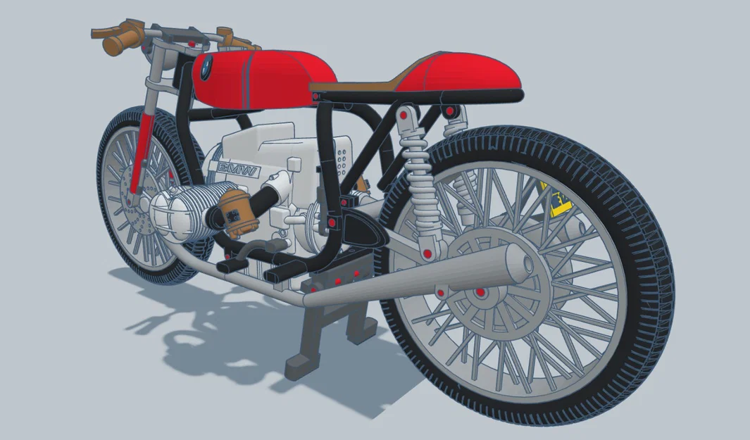 Mô Hình Xe Máy BMW R80 ME 121 Năm 1980 Tỷ Lệ 1:6 - Image 13