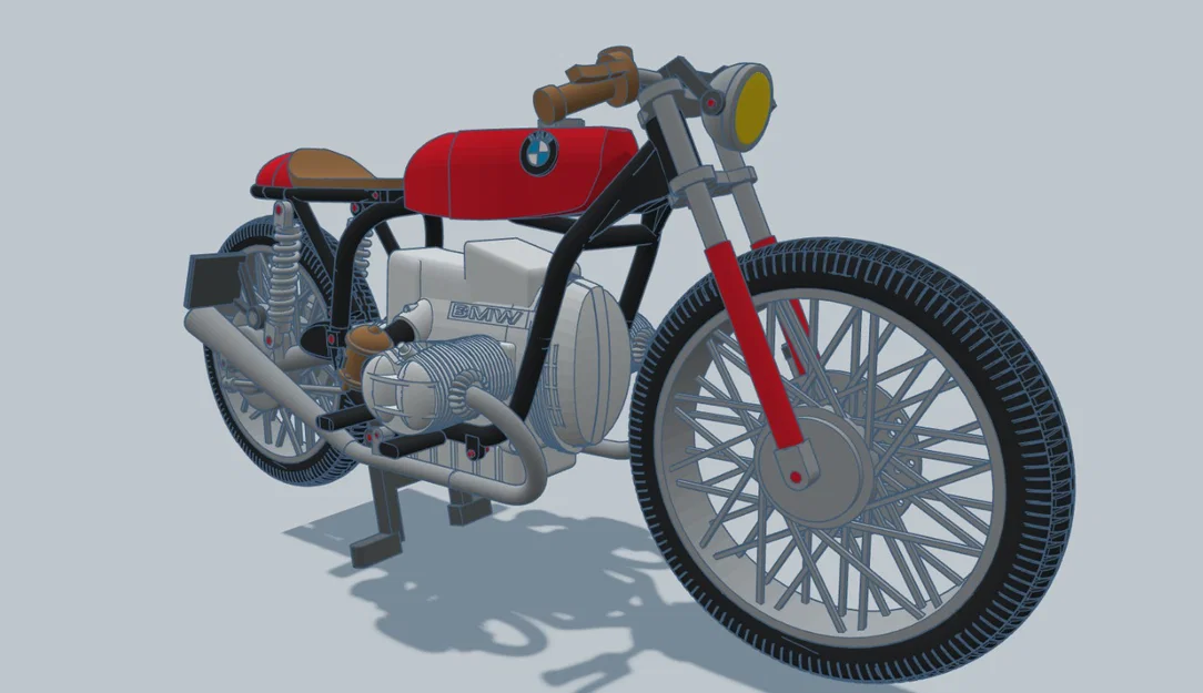 Mô Hình Xe Máy BMW R80 ME 121 Năm 1980 Tỷ Lệ 1:6 - Image 21