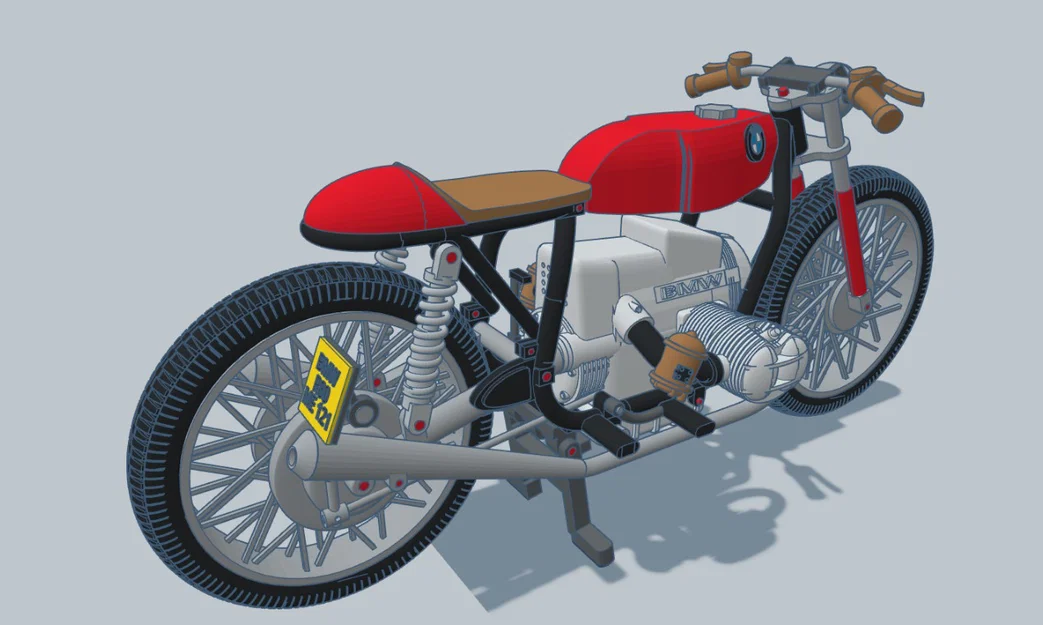 Mô Hình Xe Máy BMW R80 ME 121 Năm 1980 Tỷ Lệ 1:6 - Image 23