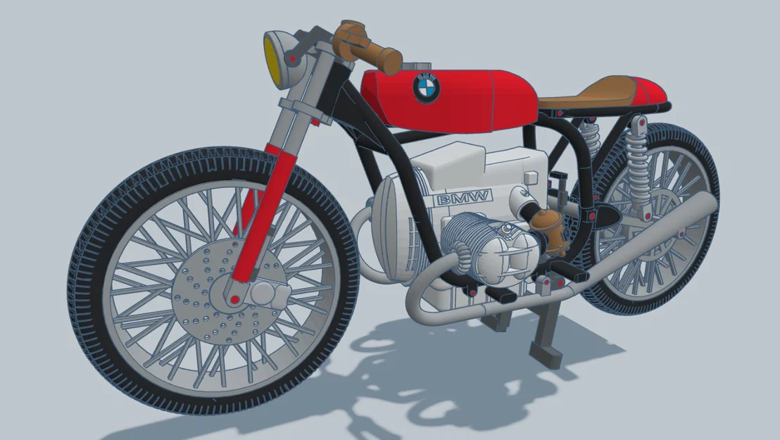 Mô Hình Xe Máy BMW R80 ME 121 Năm 1980 Tỷ Lệ 1:6 - Image 25