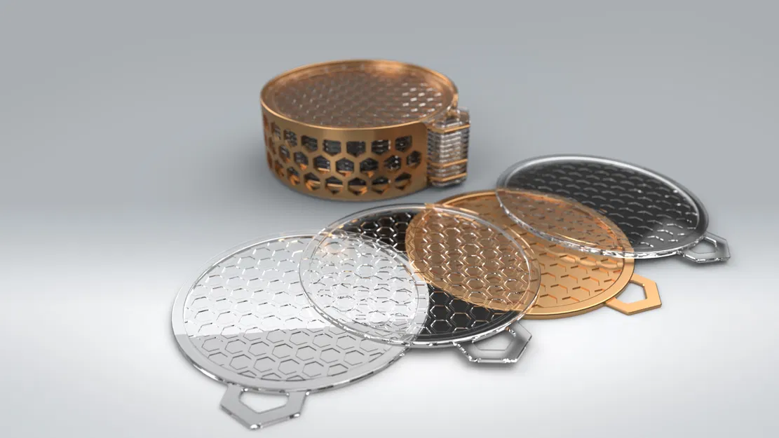 Bộ Đế Lót Cốc/Ly Cà Phê - In 3D - Image 5